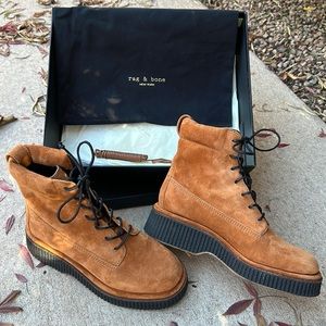 Rag & Bone Sloane Cognac Boots